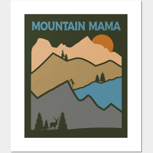 Mountain Mama Posters and Art